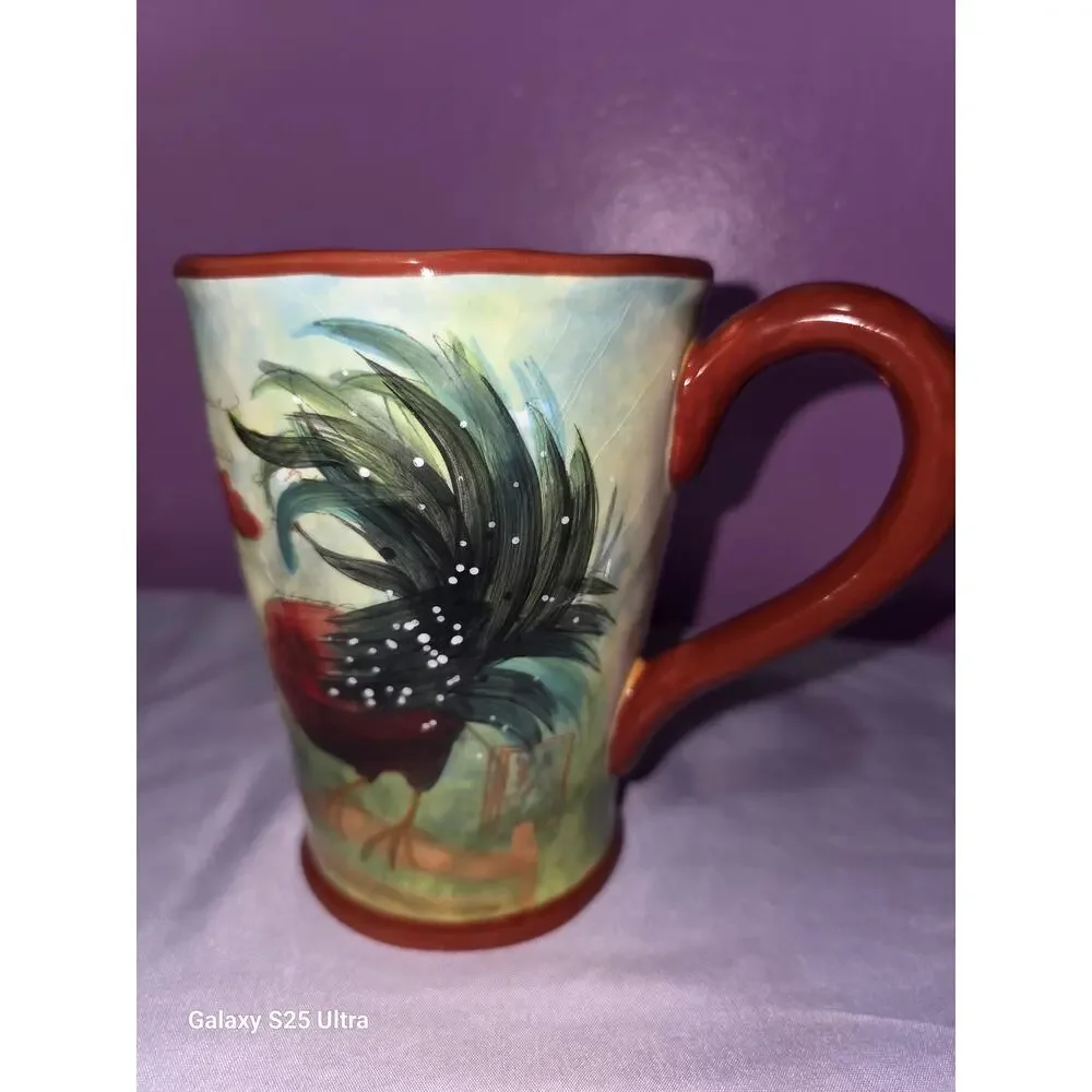 Ceramic Mug, Certified International Rustic Rooster Collection by Susan Winget
